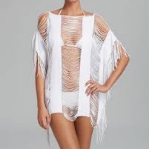fringe bathing suit cover up